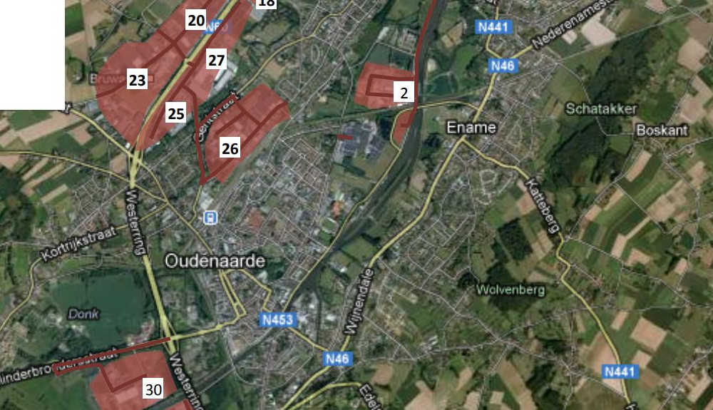 Industrieparken in Oudenaarde en bijhorende vacatures